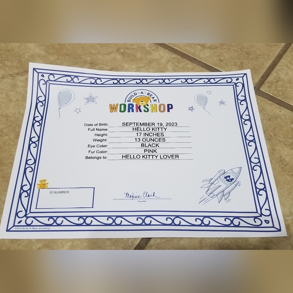 Build A Bear Holly Jolly Red Gingham Dress Hello Kitty and Tiny Chum Holiday Set - Picture 6 of 6